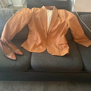 Classic Blazer (Size 1X) with matching Ralph Lauren Dress shoes (Size  7 1/2)